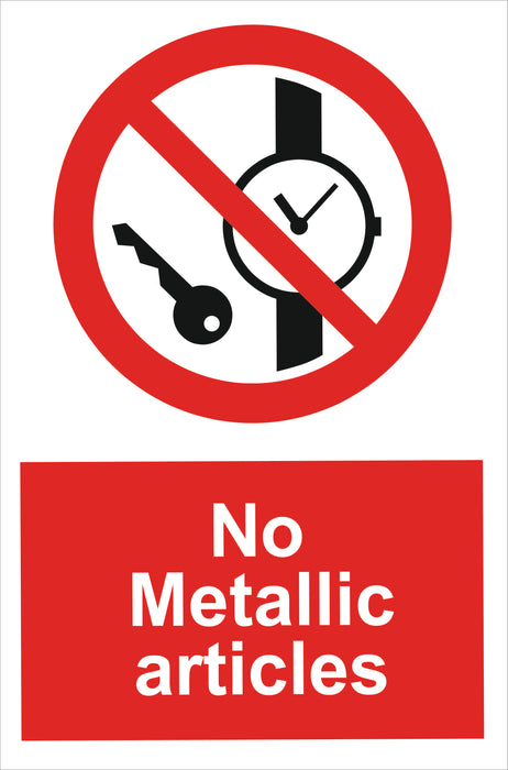 No Metallic articles