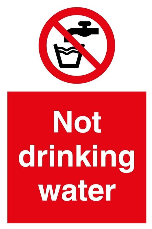 Not drinking water